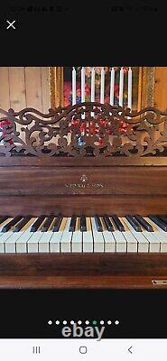 1867 Steinway Grand Piano Vintage and Elegant Model A