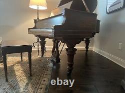 1904 Steinway Model A Grand Piano (restored 1974). Walnut Finish