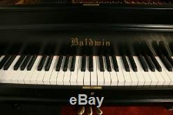 1922 Baldwin Model D Concert Grand 9' Ebony Polyurethane Free Shipping