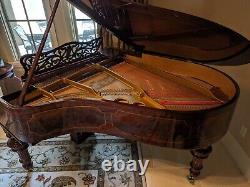1922 Steinway Model O Grand Piano Pyramid Mahogany Fully Restored