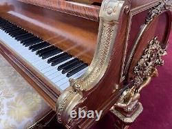 1933 Steinway model M One of a Kind rosewood and walnut cabinet -custom made