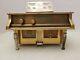 1940's Fada Model 182g Art Deco Brass Grand Piano Table Radio