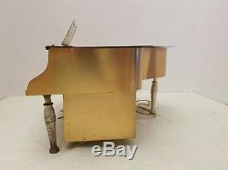 1940's Fada Model 182G Art Deco Brass Grand Piano Table Radio