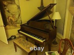 1953 Centennial Edition Steinway and Sons Mahogany Baby Grand Piano Model M