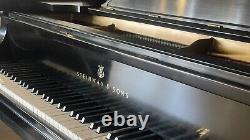 1979 Steinway Grand Piano model B 6' 11 Ebony Excellent Condition, NEW ACTION