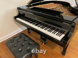 2000 Steinway Grand Piano Model S High Gloss Ebony With Steinway Signature