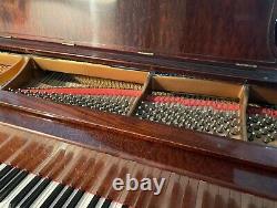 2001 Steinway Grand Piano Model L Crown Jewel Collection African Pommele
