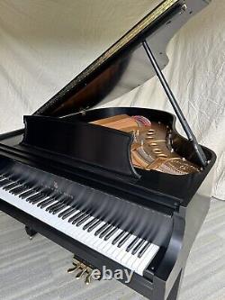 2001 Steinway & Sons Model M Grand Piano, Ebony, Pianodisc IQ Player System WithiPad