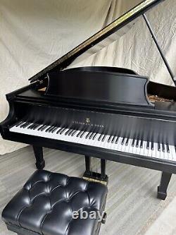 2001 Steinway & Sons Model M Grand Piano, Ebony, Pianodisc IQ Player System WithiPad