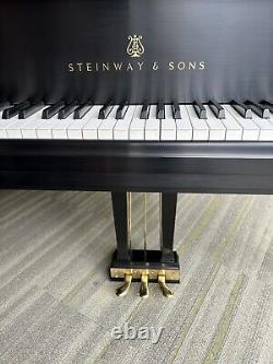 2001 Steinway & Sons Model M Grand Piano, Ebony, Pianodisc IQ Player System WithiPad