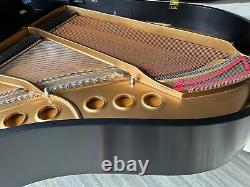 2001 Steinway & Sons Model M Grand Piano, Ebony, Pianodisc IQ Player System WithiPad