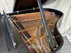 2001 Steinway & Sons Model M Grand Piano, Ebony, Pianodisc IQ Player System WithiPad