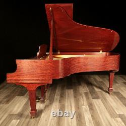 2002 Steinway Grand Piano, Model B 6'10 African Cherry, Crown Jewel Edition
