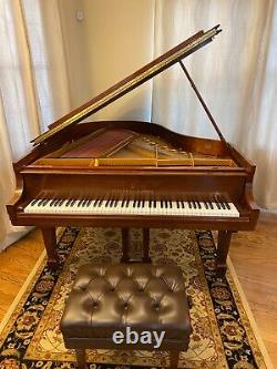 2005 Steinway Model M Grand Piano Walnut, Crown Jewel, Humidity Control