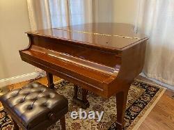 2005 Steinway Model M Grand Piano Walnut, Crown Jewel, Humidity Control