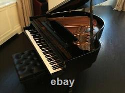 2006 Steinway Grand Piano Model S High Gloss Ebony