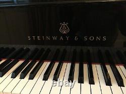 2006 Steinway Grand Piano Model S High Gloss Ebony