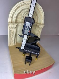 2011 Levenger Carnegie Hall NYC pair 8 bookends with model Steinway grand pianos