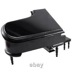 3XMiniature Grand Piano Model Kit Musical Instrument with Chair, for Home1343
