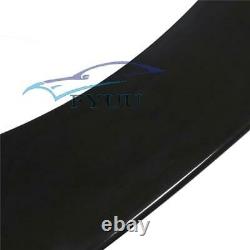 4 Pcs Glossy Black Car Front Bumper Lip Chin Spoiler Body Kit Splitter US Stock