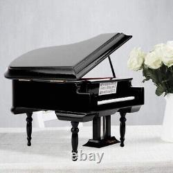 4XMiniature Grand Piano Model Kit Musical Instrument with Chair, for Home5528