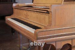 A 1906 Steinway Model B grand piano in satinwood with gate legs. 3 year warranty