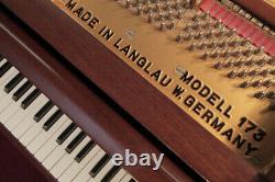A 1983, W. Hoffmann Model 173 grand piano in mahogany. 3 year warranty