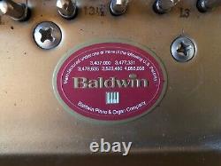 Baldwin 5'6 Baby Grand Piano Model R Satin Ebony