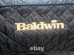 Baldwin Lightweight Quilted Cover Baldwin Logo on Front Model BP165 5'10 Black