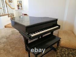 Beautiful Steinway Baby Grand Piano Ebony Model O Serial # 99415. See pics