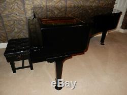Bluthner Model 4 Grand Piano Made Around 1988. Gloss Black. 5 Year Guarantee