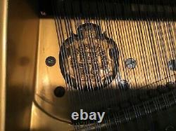 Bluthner Piano Model 6 Concert Grand Piano Ebony Satin 1917 Leipzig Germany