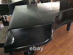 Bluthner Piano Model 6 Concert Grand Piano Ebony Satin 1917 Leipzig Germany