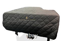 Boston Grand Piano Cover Custom Fit Finest Fabric Black Mackintosh Heavy Quilted