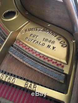 C. KURTZMANN BABY GRAND PIANO MODEL # 99575 1930's MAHOGANY VERY GOOD CONDITION