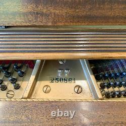Conover Model 77 5'8 Dark Walnut Grand Piano c1924 with Bench, Warranty & Lessons