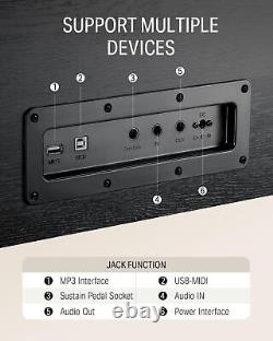 Donner DDP-100 88 Key Hammer Action Digital Piano With Stand Refurbished