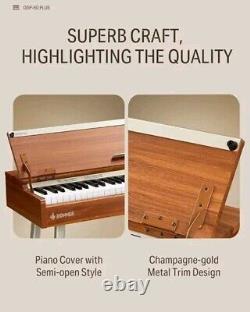 Donner DDP-80 PLUS Digital Piano Graded Hammer Action 88 Key With Cover Stand