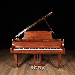 Exquisite Circassian Walnut HAMBURG Steinway Grand Piano, Model M 5'7 RARE