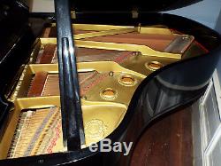 Grand Piano Baldwin 1953 model R. Beautifully restored original. Ebony. Black