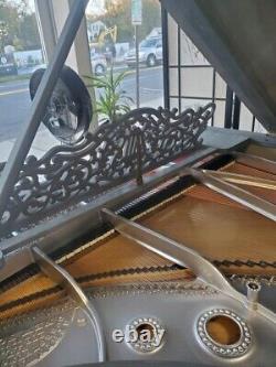 Grey Driftwood Steinway Model A 6'1 (VIDEO) Refinished/Rebuilt