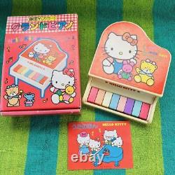 Hello Kitty Goods Grand Piano with Retro Box 8KEY Song 1991 Sanrio