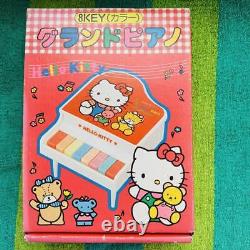 Hello Kitty Goods Grand Piano with Retro Box 8KEY Song 1991 Sanrio