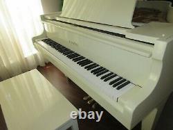 Kawai Baby Grand Piano, Model KG-2C Cream Color withbench