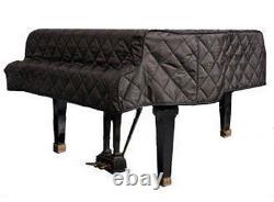 Kawai Black Quilted Piano Cover Model GM10 5'0 SIDE SLITS