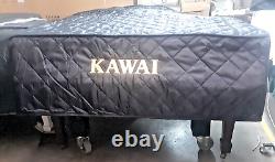 Kawai Lightweight Quilted Cover Used Kawai Logo on Front Model G2 5' 10 Black