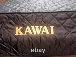 Kawai Lightweight Quilted Cover Used Kawai Logo on Front Model G2 5' 10 Black