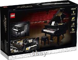 LEGO Ideas Grand Piano 21323 Model Building Kit, Build Your Own Playable Grand P