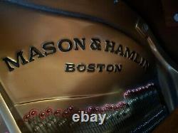 Lot 084 Mason & Hamlin Model A grand piano + Steinway Chair