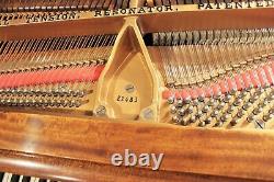 Mason & Hamlin Model A 5'8'' Player Grand Piano Figured Mahogany PianoDisc/QRS